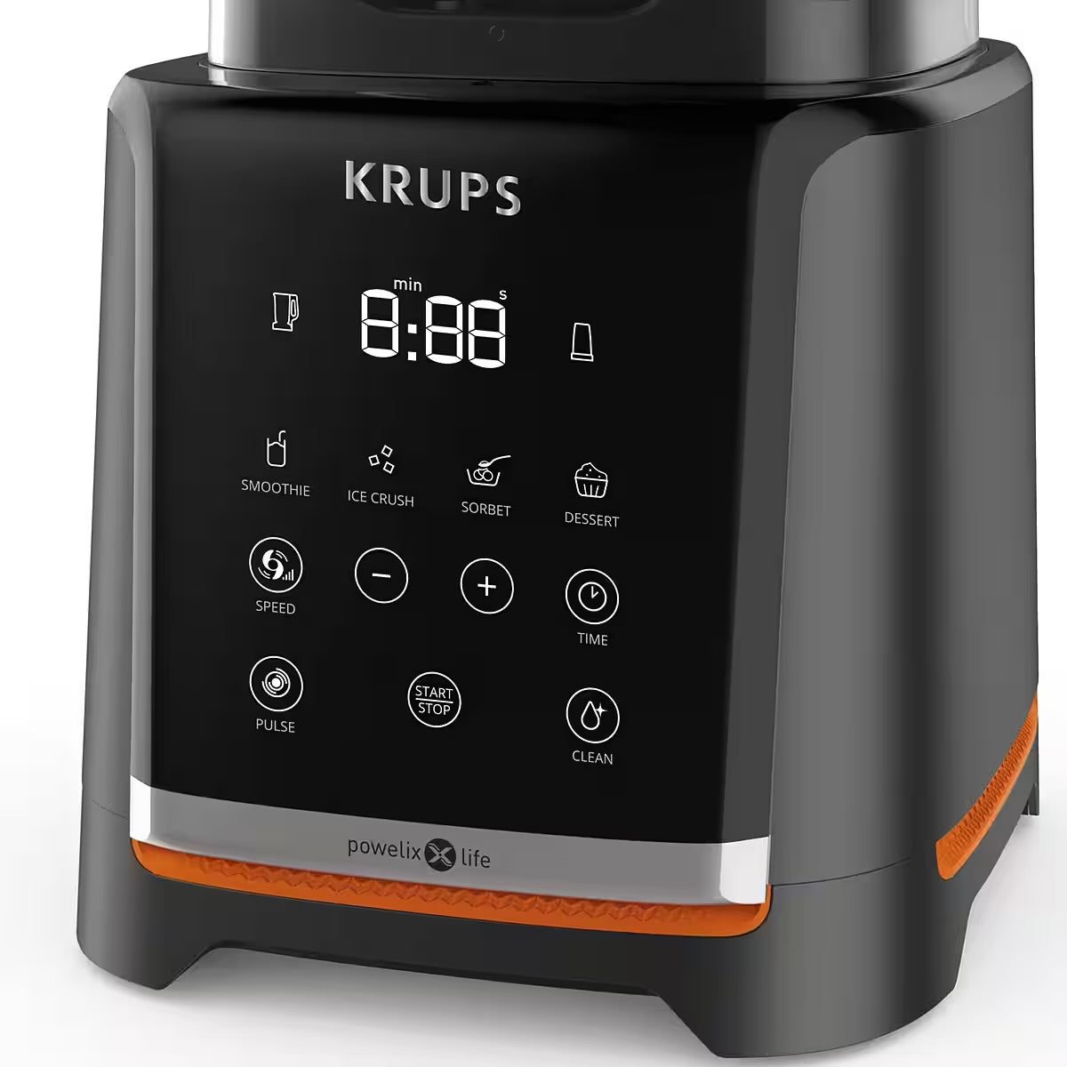 KRUPS
Standmixer KB9158 InfinyMix
1,75 L Tritanbehälter, inkl. Stampfer und Rezeptheft, 35.000 U/Min