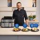 PHILIPS
Heißluftfritteuse 5000 Series NA555/00, Dual Basket mit Steam und 9L Kapazität (6L+3L)