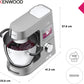 KENWOOD Küchenmaschine mit Kochfunktion Cooking Chef XL KCL95.424SI mit integrierter Waage und umfangreichem Zubehör