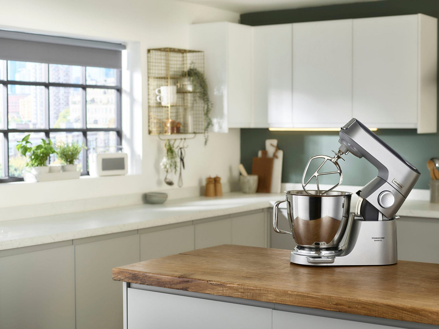 KENWOOD Küchenmaschine Titanium Chef Baker XL KVL85.704SI
