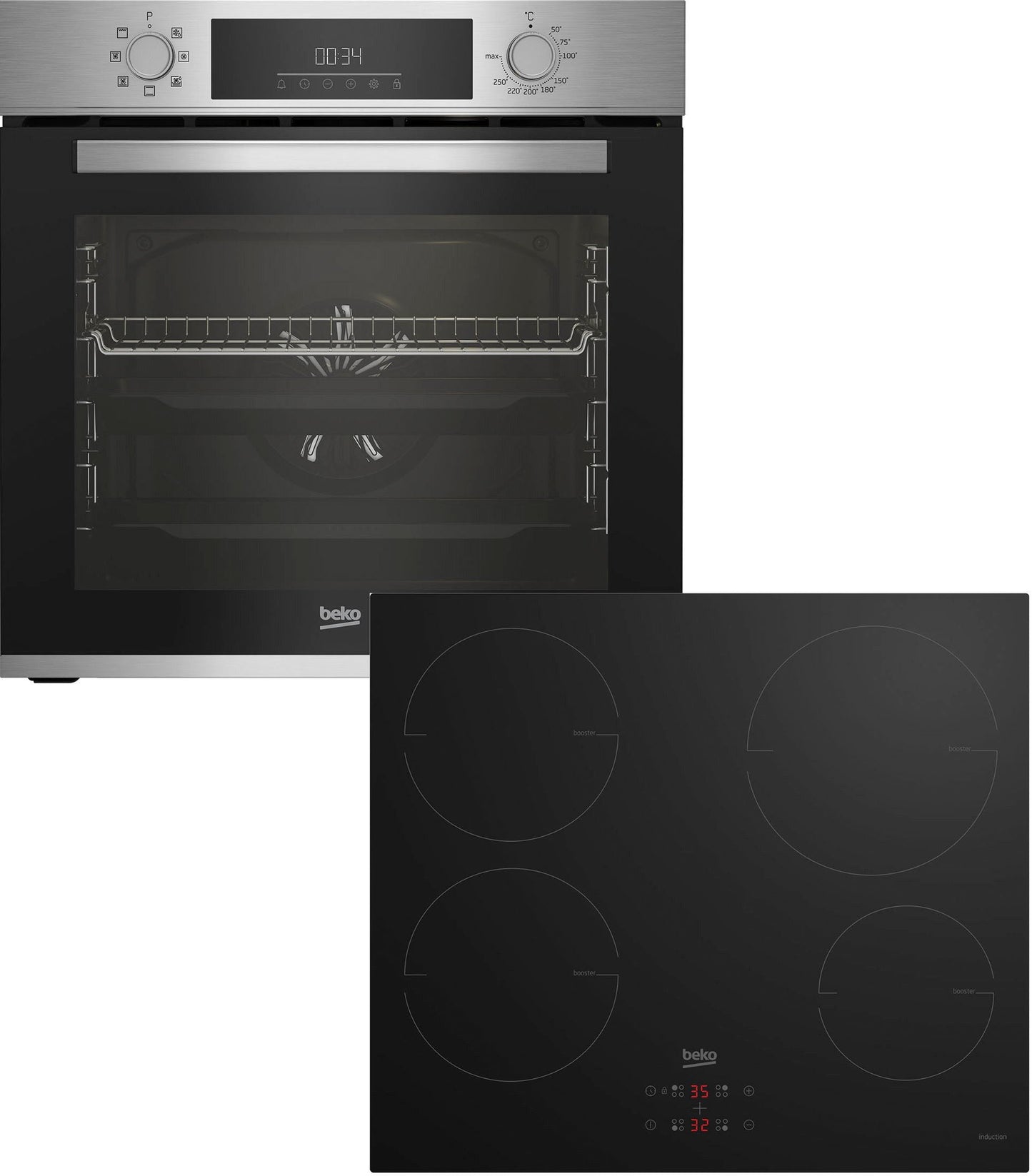 BEKO Backofen-Set BBSM12340X