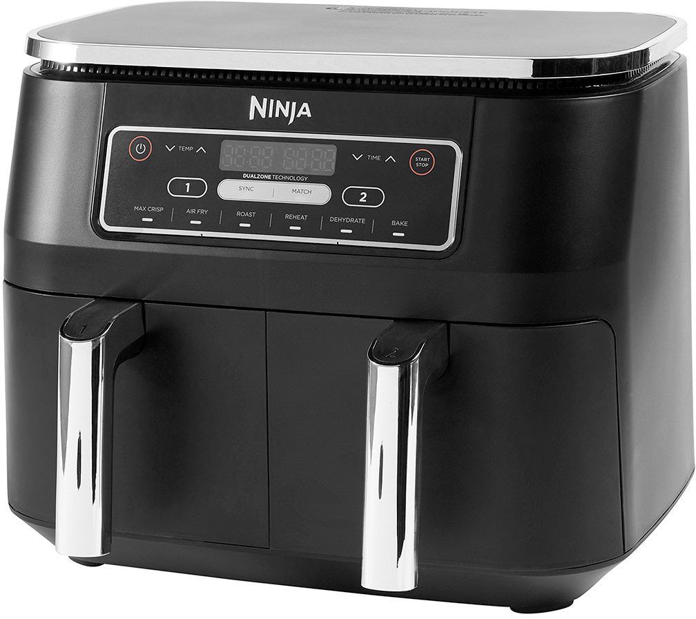 Ninja Foodi Dual Zone Air Fryer (AF300EU) – 7,6 L, 2 Tiroirs, 6 Fonctions