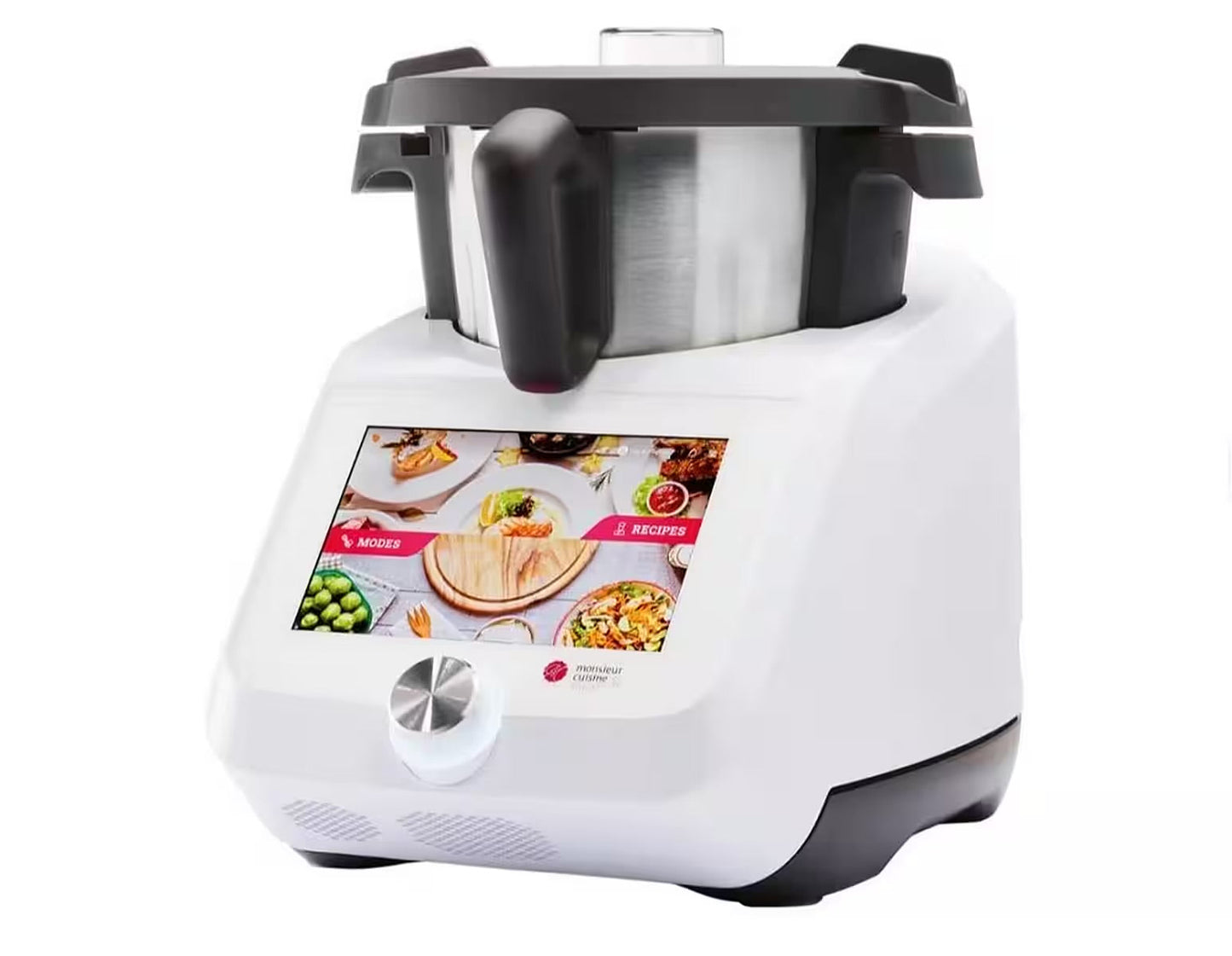 Silvercrest Monsieur Cuisine Smart – 15-in-1-Küchenmaschine mit 8-Zoll-Touchscreen, WLAN, geführten Rezepten, intelligentem Schnellkochtopf
