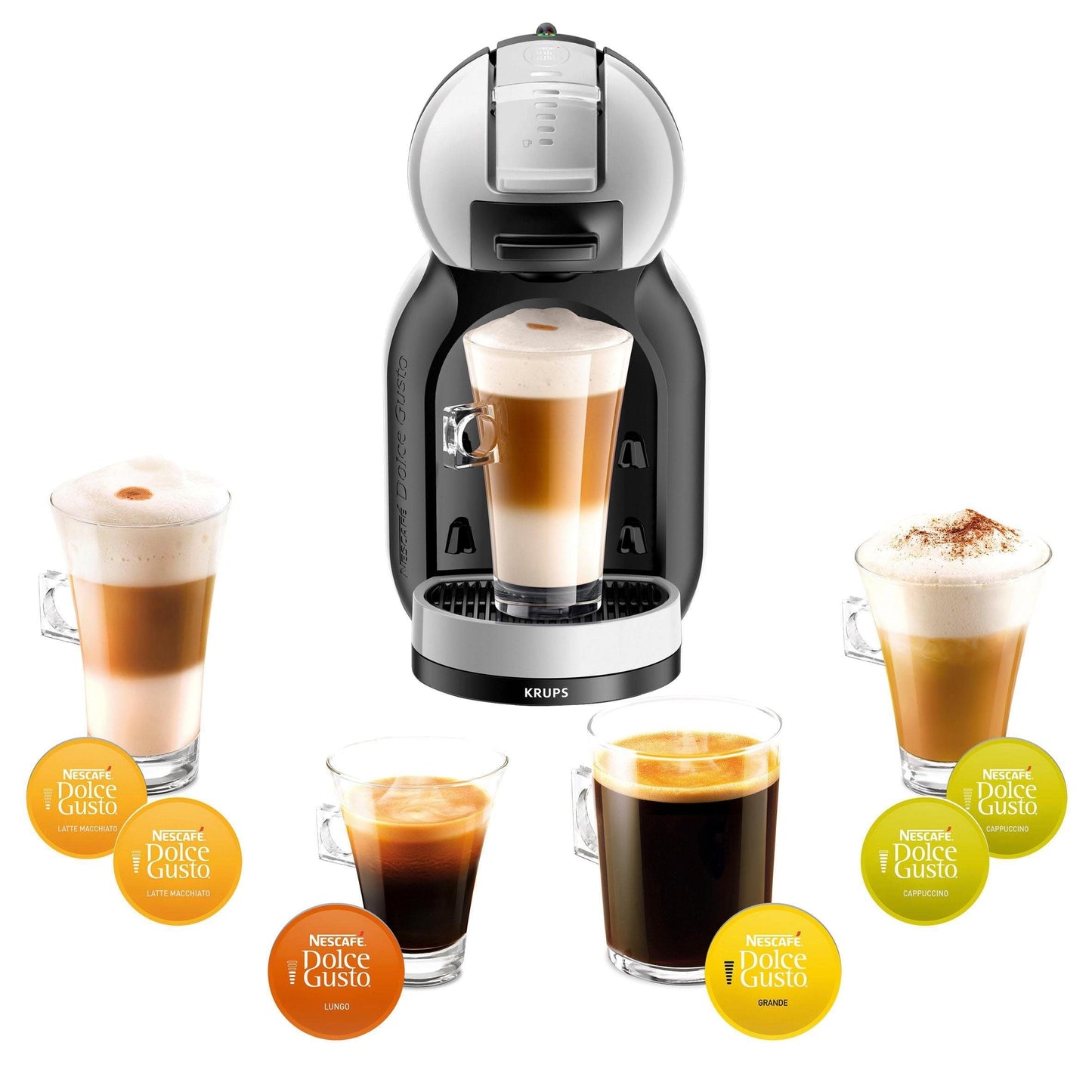 NESCAFÉ® DOLCE GUSTO® Kapselmaschine KP123B Mini Me inkl. 3 Pakete Nescafé Dolce Gusto Latte Macchiato