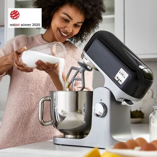 Kenwood kMix KMX750BK Küchenmaschine - 5-Liter-Schüssel - 6 Geschwindigkeiten - 3 Zubehörteile - Schwarz
