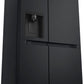 LG Side-by-Side GSLC41EPPE Total No Frost, LINEARCooling, Multi-Airflow, Integrierter Wassertank