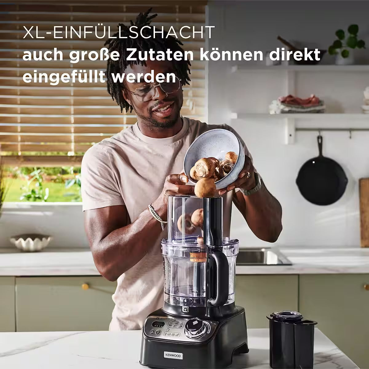 KENWOOD
Küchenmaschine FDM72.990BK MultiPro XL Weigh+