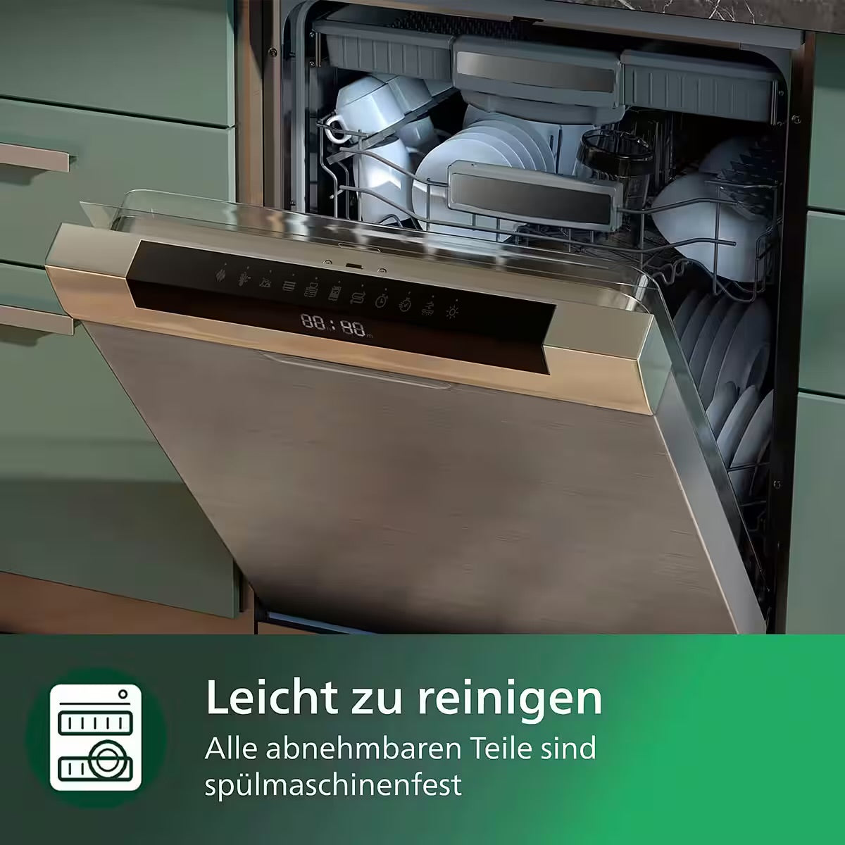 Heißluftfritteuse Airfryer XXL HD9285/96, 7,2 l
mit 7 Voreinstellungen und Warmhaltefunktion, WiFi Konnektivität
