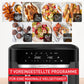 TEFAL Heißluftfritteuse Dual Easy Fry XXL, 2 Schubladen, 6,5l + 4,5l, 7 Programme, MyTefal App
