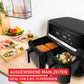 TEFAL Heißluftfritteuse Dual Easy Fry XXL, 2 Schubladen, 6,5l + 4,5l, 7 Programme, MyTefal App