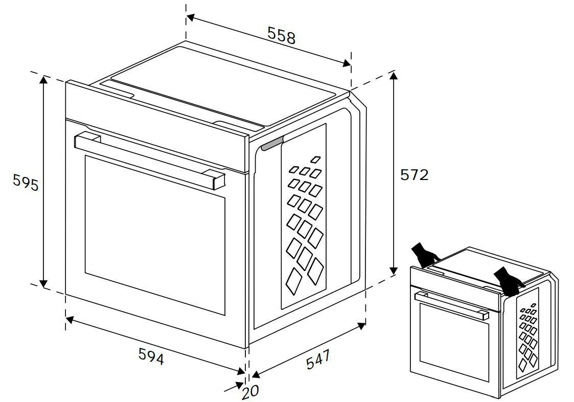BEKO Backofen-Set BBSM12340X