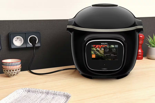 KRUPS
Multikocher CZ9128 Cook4Me Touch
elektr. Schnellkochtopf, WLAN-fähig, 250 Rezepte, 13 Gareinstellungen