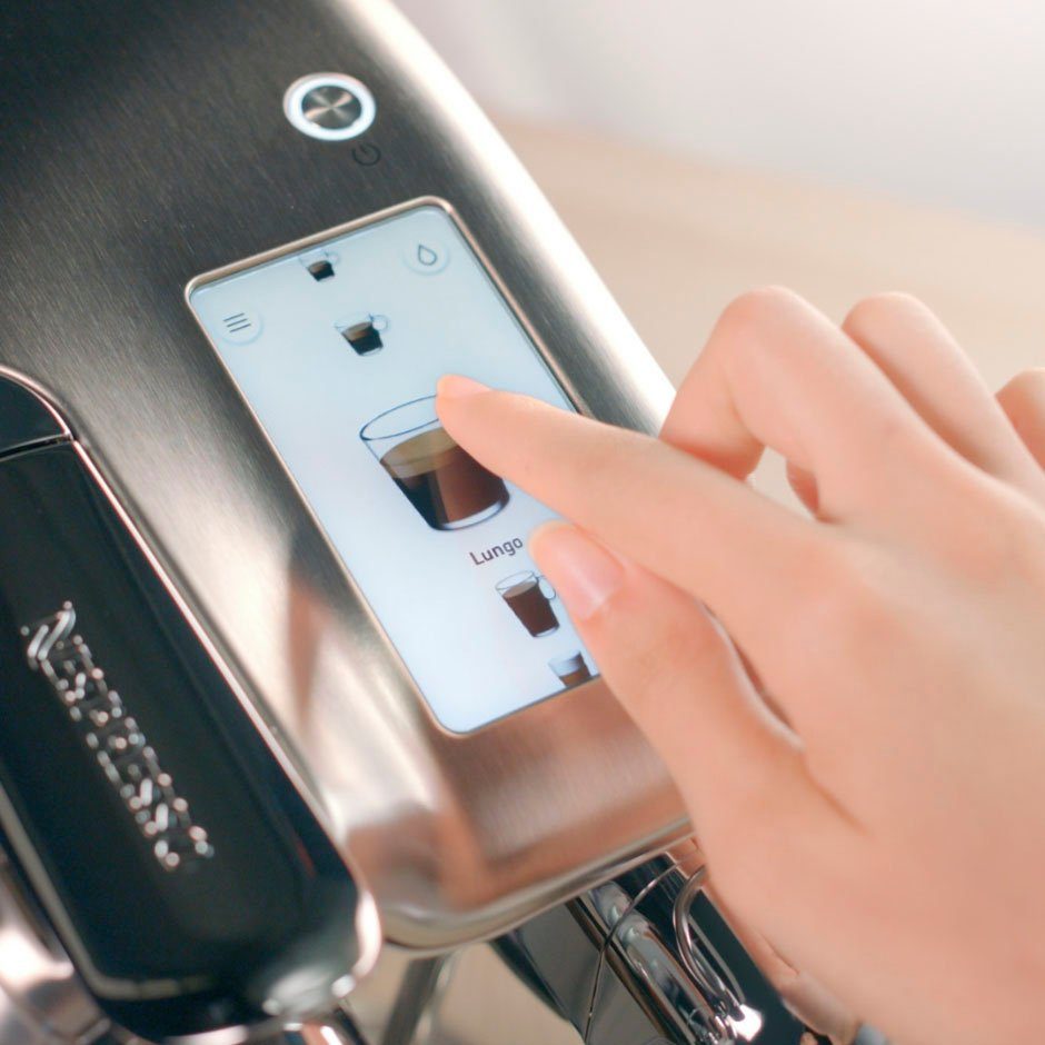 NESPRESSO Kapselmaschine Creatista Pro SNE900 mit Edelstahl-Milchkanne inkl. Willkommenspaket mit 7 Kapseln