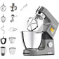 KENWOOD Küchenmaschine Titanium Chef Patissier XL KWL90.594SI Wärmefunktion, zusätzliche 5 l Schüssel, inkl. umfangreiches Zubehör