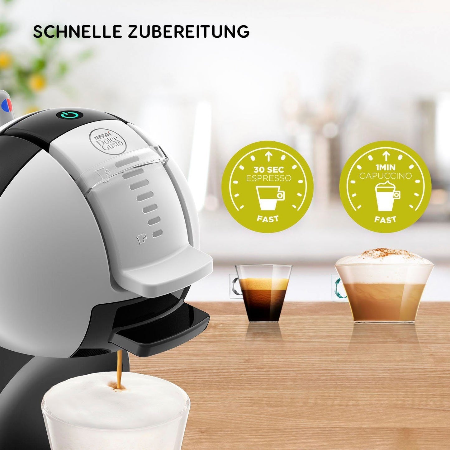 NESCAFÉ® DOLCE GUSTO® Kapselmaschine KP123B Mini Me inkl. 3 Pakete Nescafé Dolce Gusto Latte Macchiato