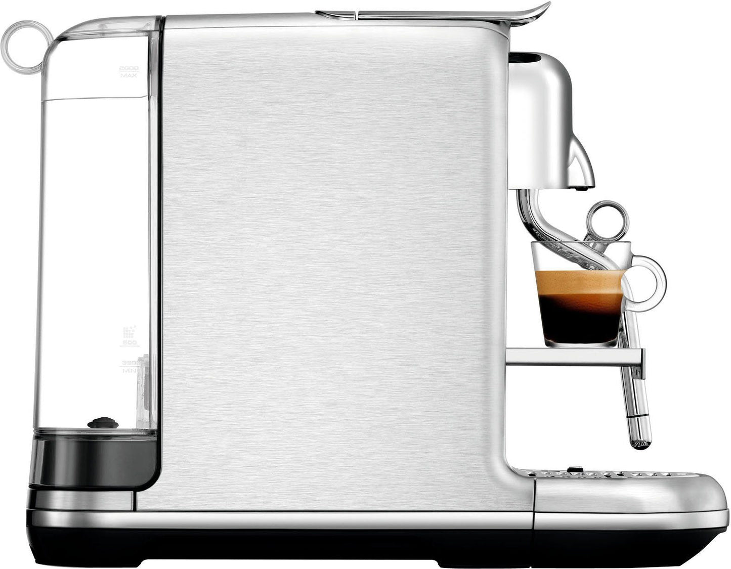 NESPRESSO Kapselmaschine Creatista Pro SNE900 mit Edelstahl-Milchkanne inkl. Willkommenspaket mit 7 Kapseln