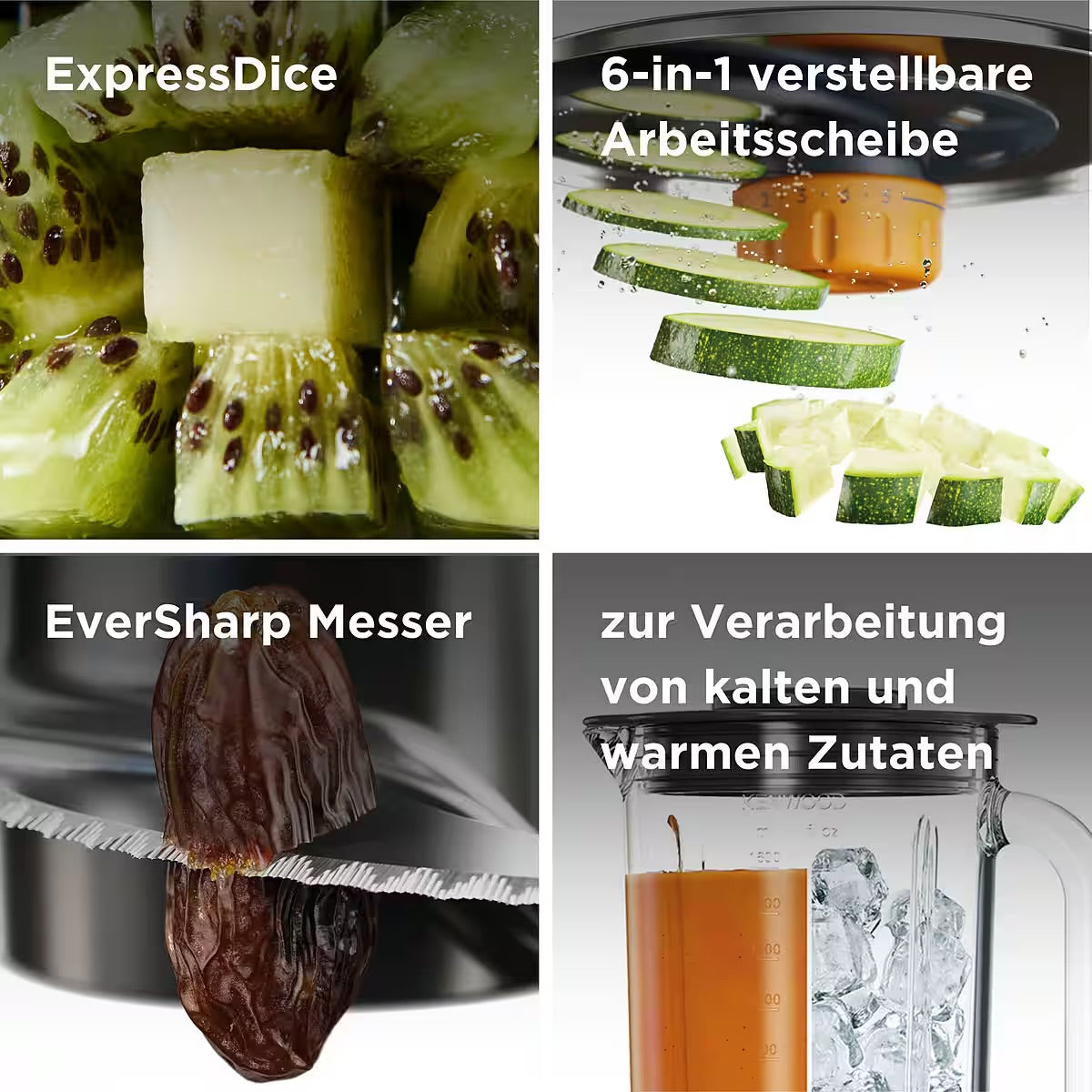 KENWOOD
Küchenmaschine FDM72.990BK MultiPro XL Weigh+