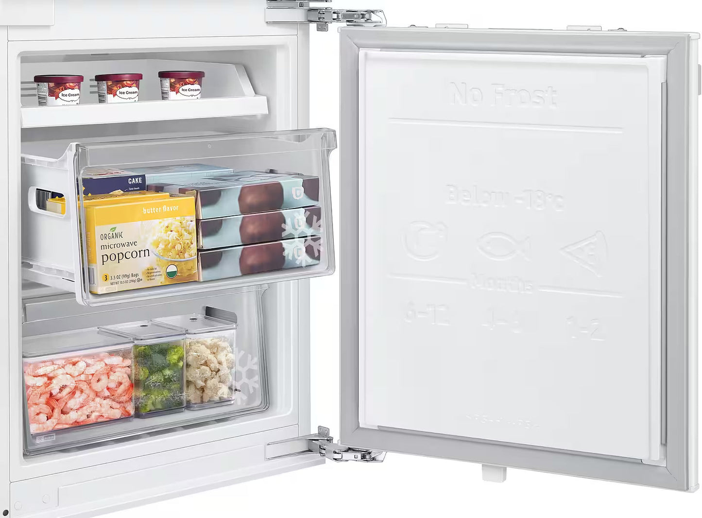 SAMSUNG
Einbaukühlgefrierkombination BRB8OF BRB80F26ACFO
Optimal Fresh+ - Langanhaltende Frische für Fleisch und Fisch