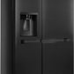 LG Side-by-Side GSLC41EPPE Total No Frost, LINEARCooling, Multi-Airflow, Integrierter Wassertank