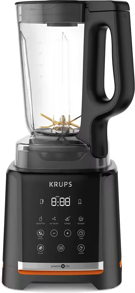 KRUPS
Standmixer KB9158 InfinyMix
1,75 L Tritanbehälter, inkl. Stampfer und Rezeptheft, 35.000 U/Min