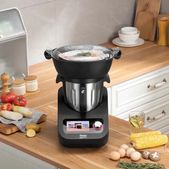 Kitchencook – 3 l vernetzter Multifunktions-Kochroboter – Touchscreen – 12 Geschwindigkeiten – 1000 Rezepte