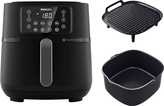 Heißluftfritteuse Airfryer XXL HD9285/96, 7,2 l
mit 7 Voreinstellungen und Warmhaltefunktion, WiFi Konnektivität