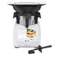 Silvercrest Monsieur Cuisine Smart – 15-in-1-Küchenmaschine mit 8-Zoll-Touchscreen, WLAN, geführten Rezepten, intelligentem Schnellkochtopf