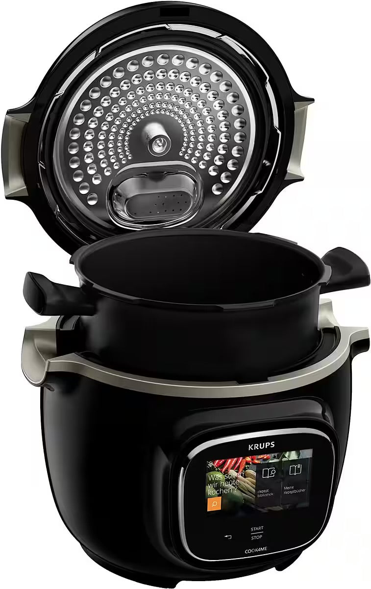 KRUPS
Multikocher CZ9128 Cook4Me Touch
elektr. Schnellkochtopf, WLAN-fähig, 250 Rezepte, 13 Gareinstellungen