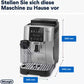 DE'LONGHI
Kaffeevollautomat Magnifica Start Milk ECAM220.80.SB - 5 Rezepte, perfekter Milchschaum