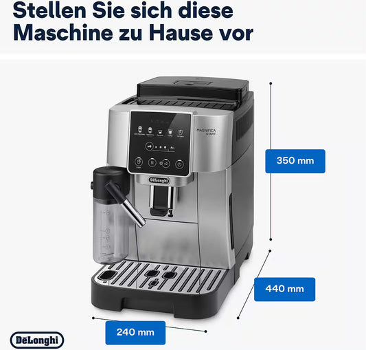 DE'LONGHI
Kaffeevollautomat Magnifica Start Milk ECAM220.80.SB - 5 Rezepte, perfekter Milchschaum
