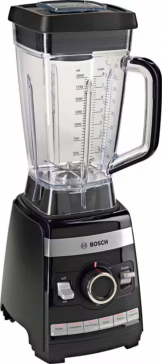 BOSCH
Standmixer VitaBoost MMBH6P6BDE, 6 Programme, 45.000 U/Min, schwarz