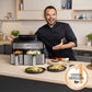 PHILIPS
Heißluftfritteuse 5000 Series NA555/00, Dual Basket mit Steam und 9L Kapazität (6L+3L)