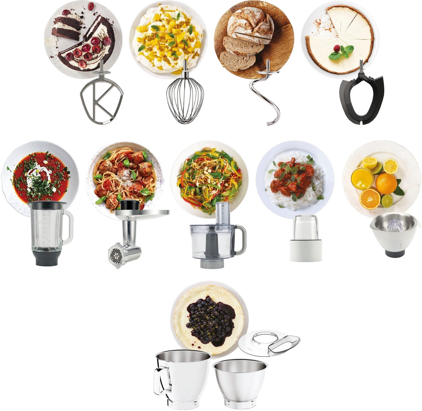 KENWOOD Küchenmaschine Titanium Chef Baker XL KVL85.704SI