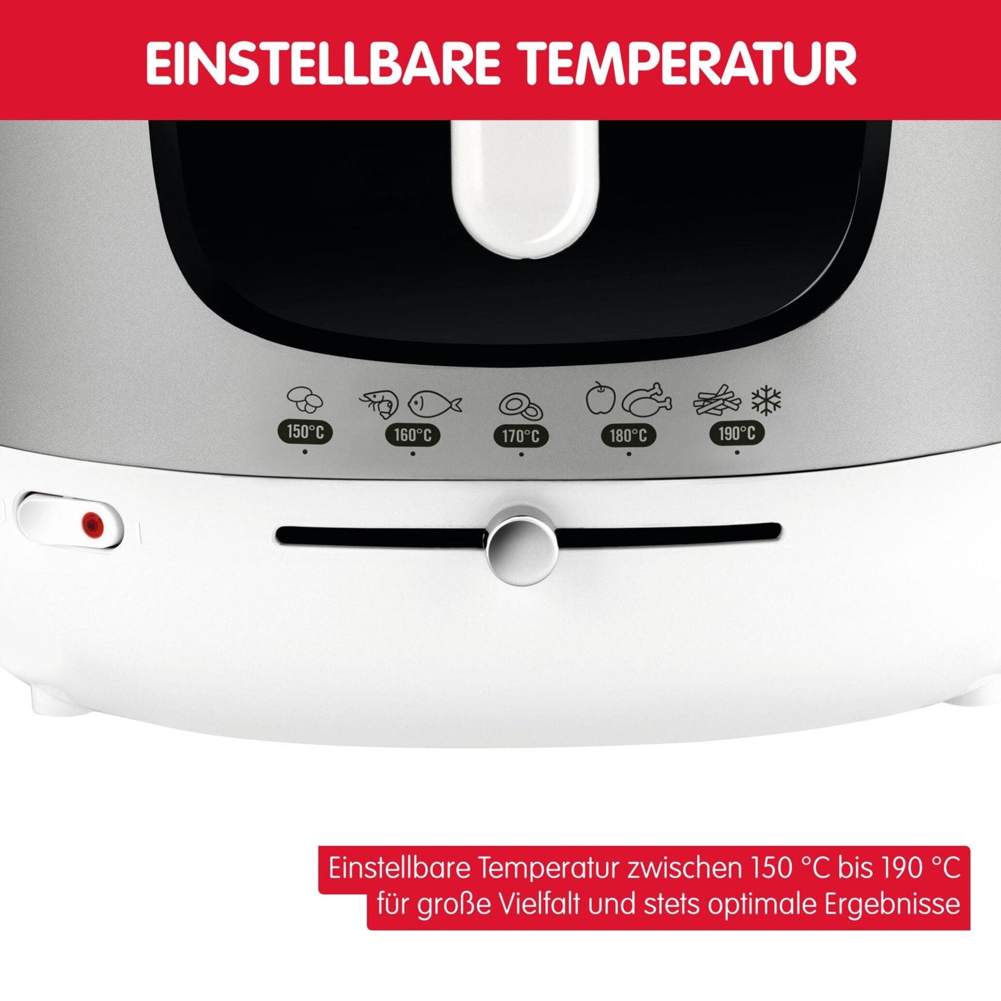 MOULINEX Fritteusen Mega, Kapazität 2 kg, für bis zu 8 Personen, Anti-Geruchs-Filter