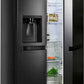 LG Side-by-Side GSLC41EPPE Total No Frost, LINEARCooling, Multi-Airflow, Integrierter Wassertank