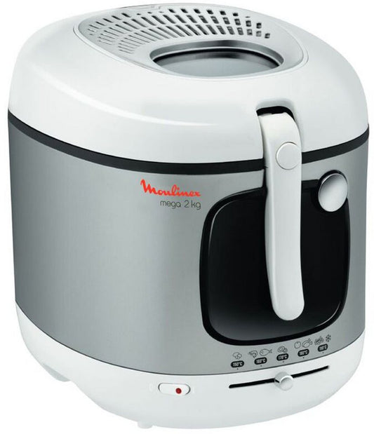 MOULINEX Fritteusen Mega, Kapazität 2 kg, für bis zu 8 Personen, Anti-Geruchs-Filter